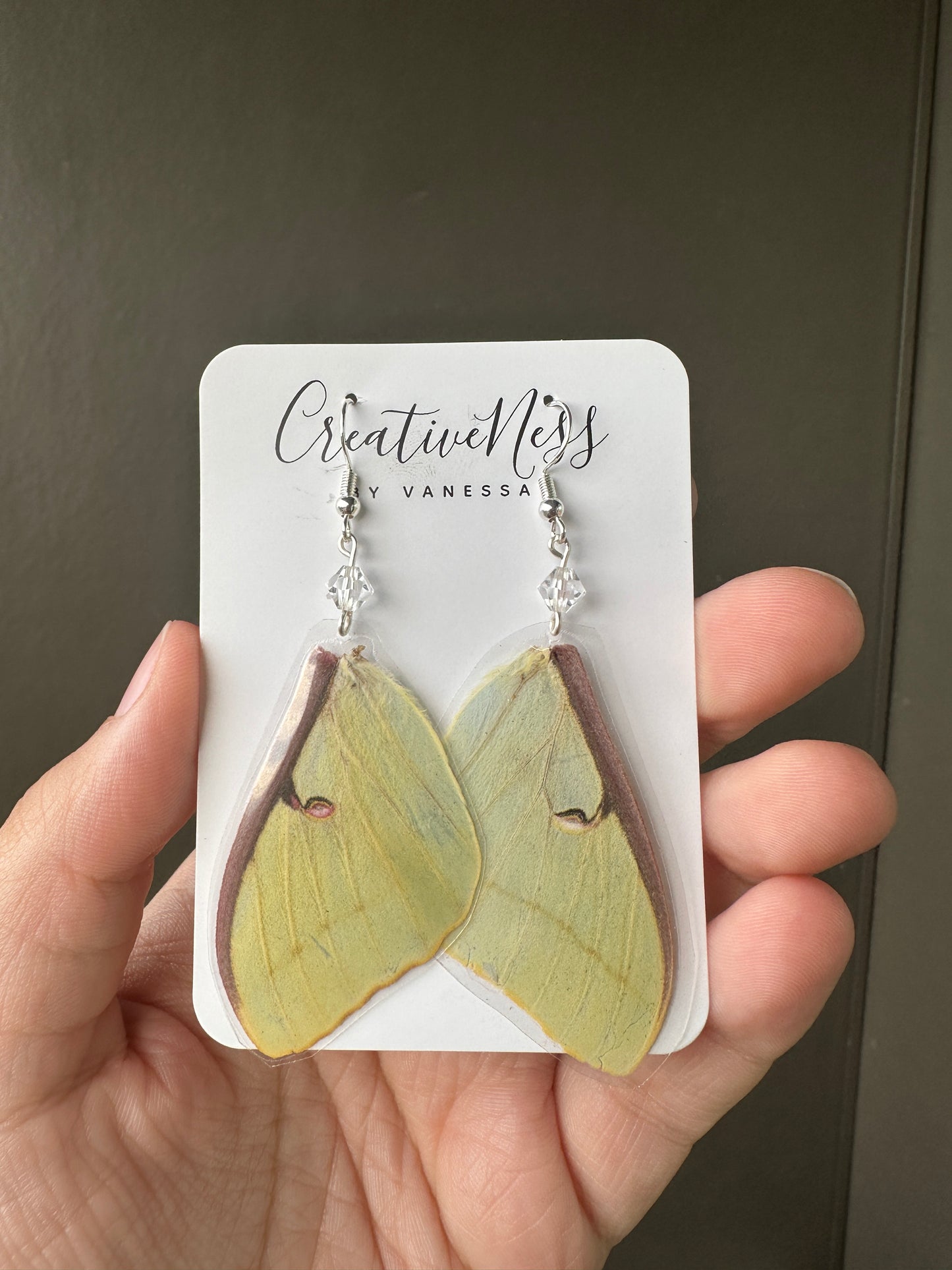 Luna Moth Earrings - Limited Edition