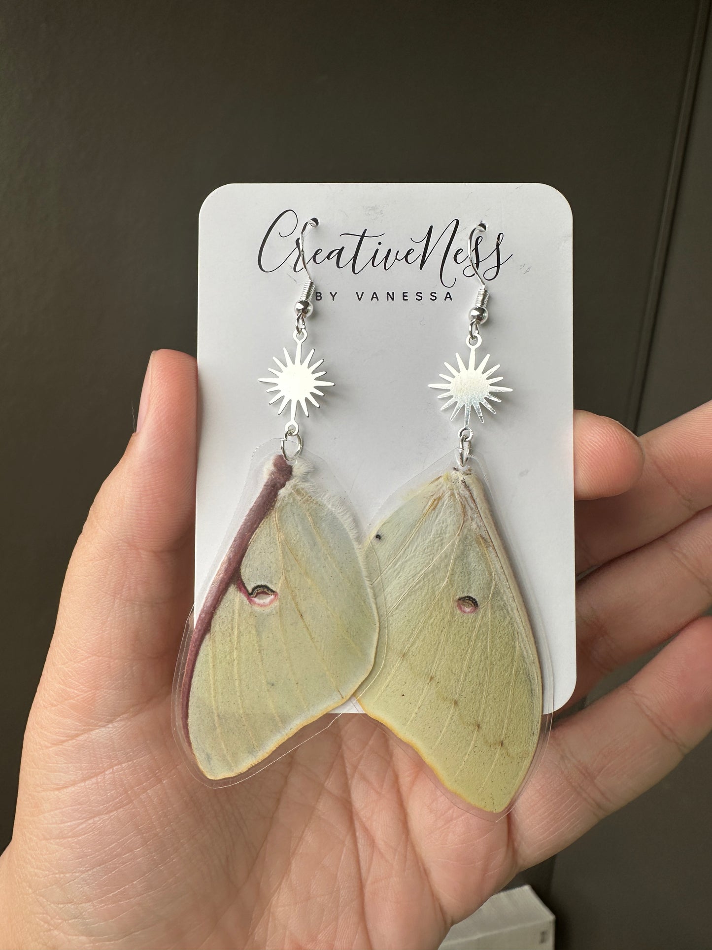 Luna Moth Earrings - Limited Edition