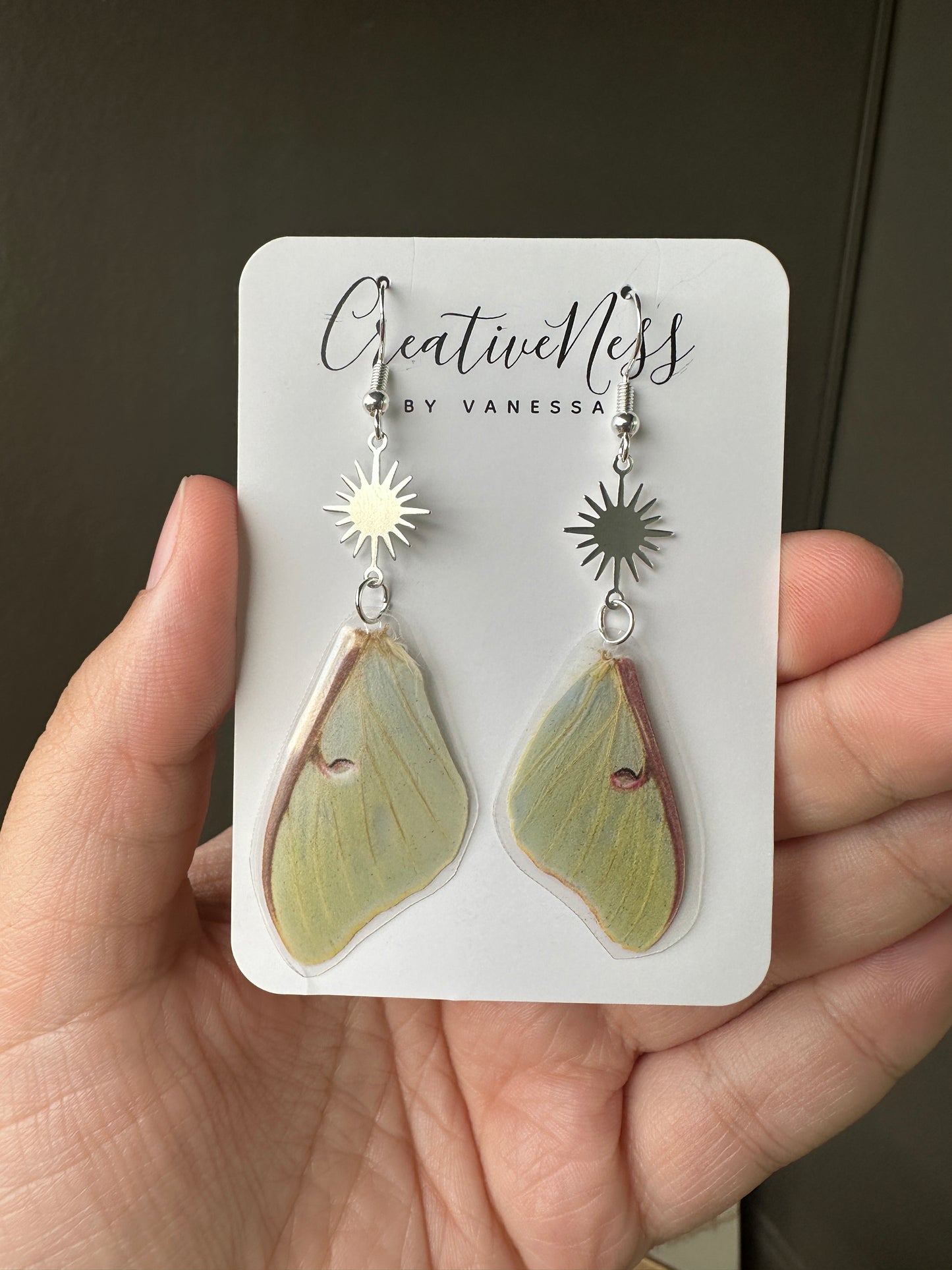 Luna Moth Earrings - Limited Edition