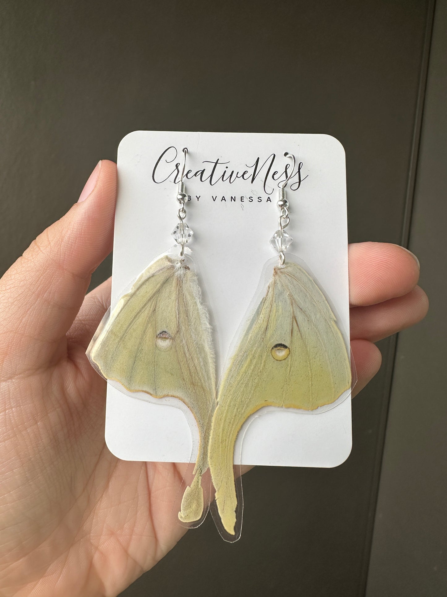 Luna Moth Earrings - Limited Edition