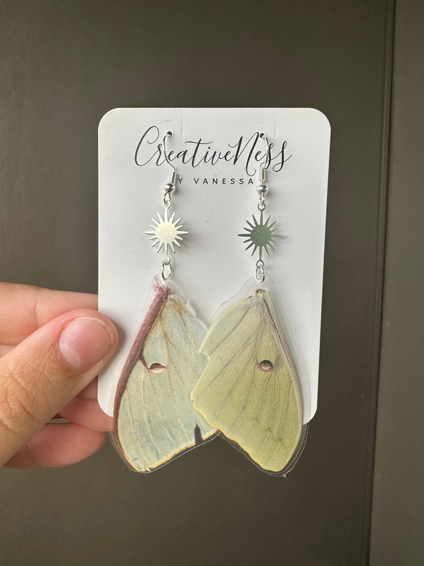 Luna Moth Earrings - Limited Edition