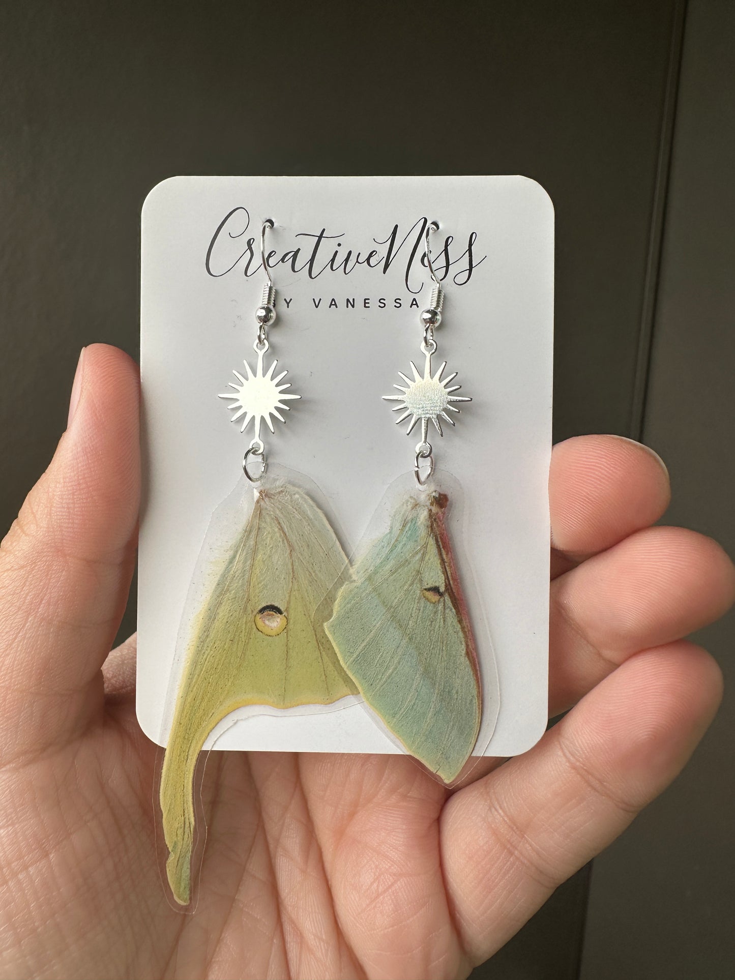 Luna Moth Earrings - Limited Edition