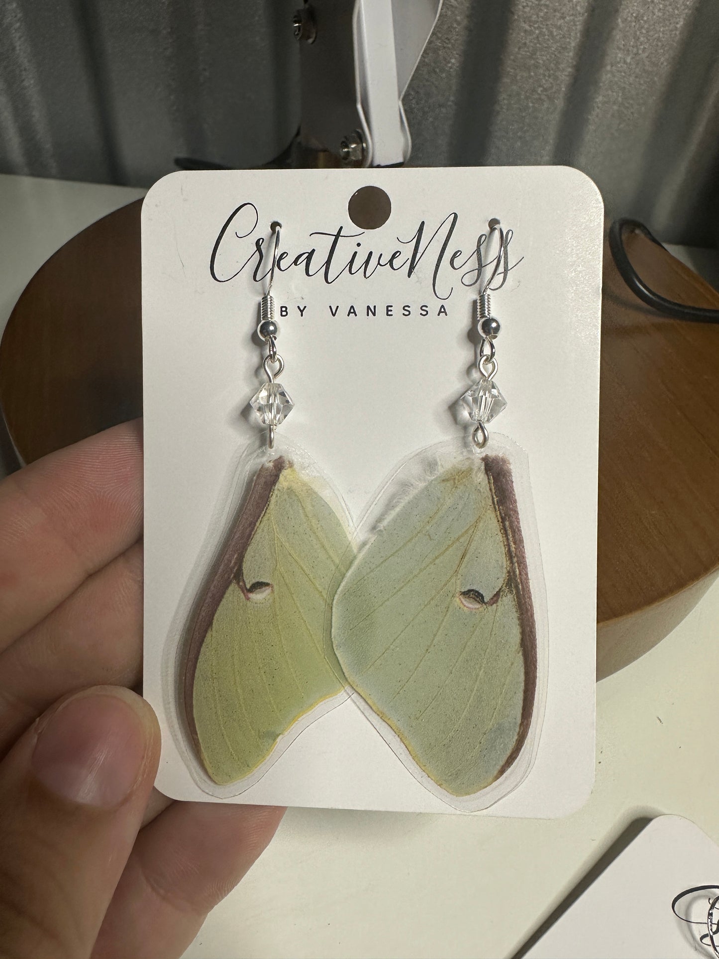 Luna Moth Earrings - Limited Edition